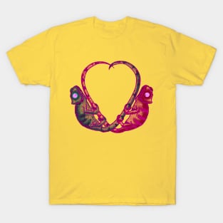 chameleon love design T-Shirt